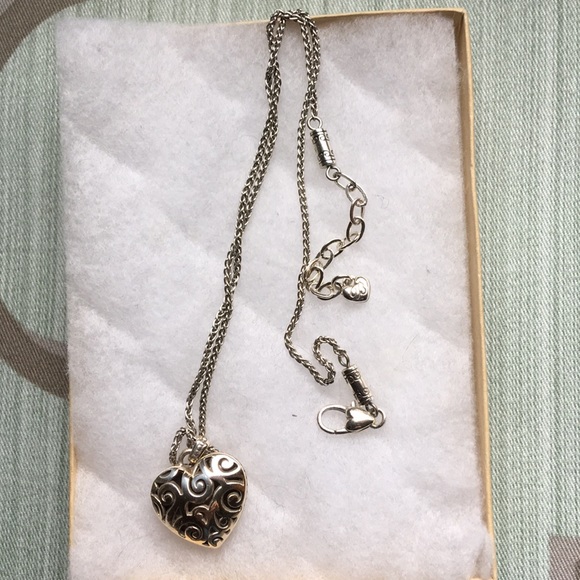 Brighton Jewelry - Last chance Brighton silver heart necklace